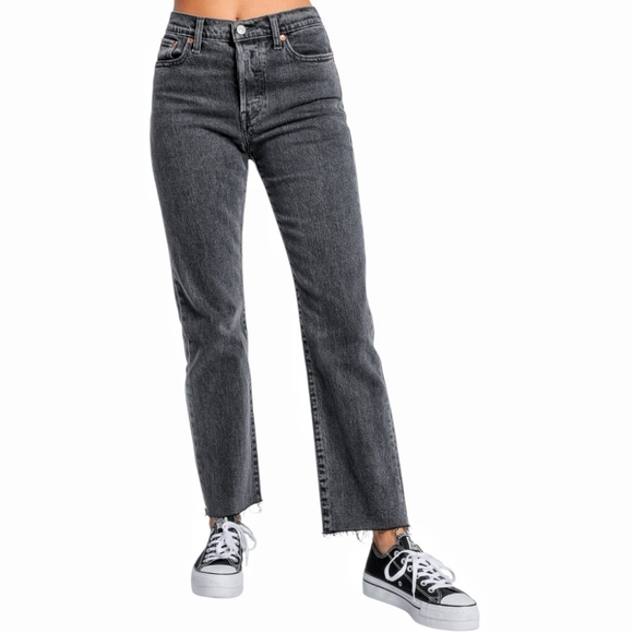 Levi's - 27x27 Wedgie High Rise Straight Jeans - Picture 1 of 16